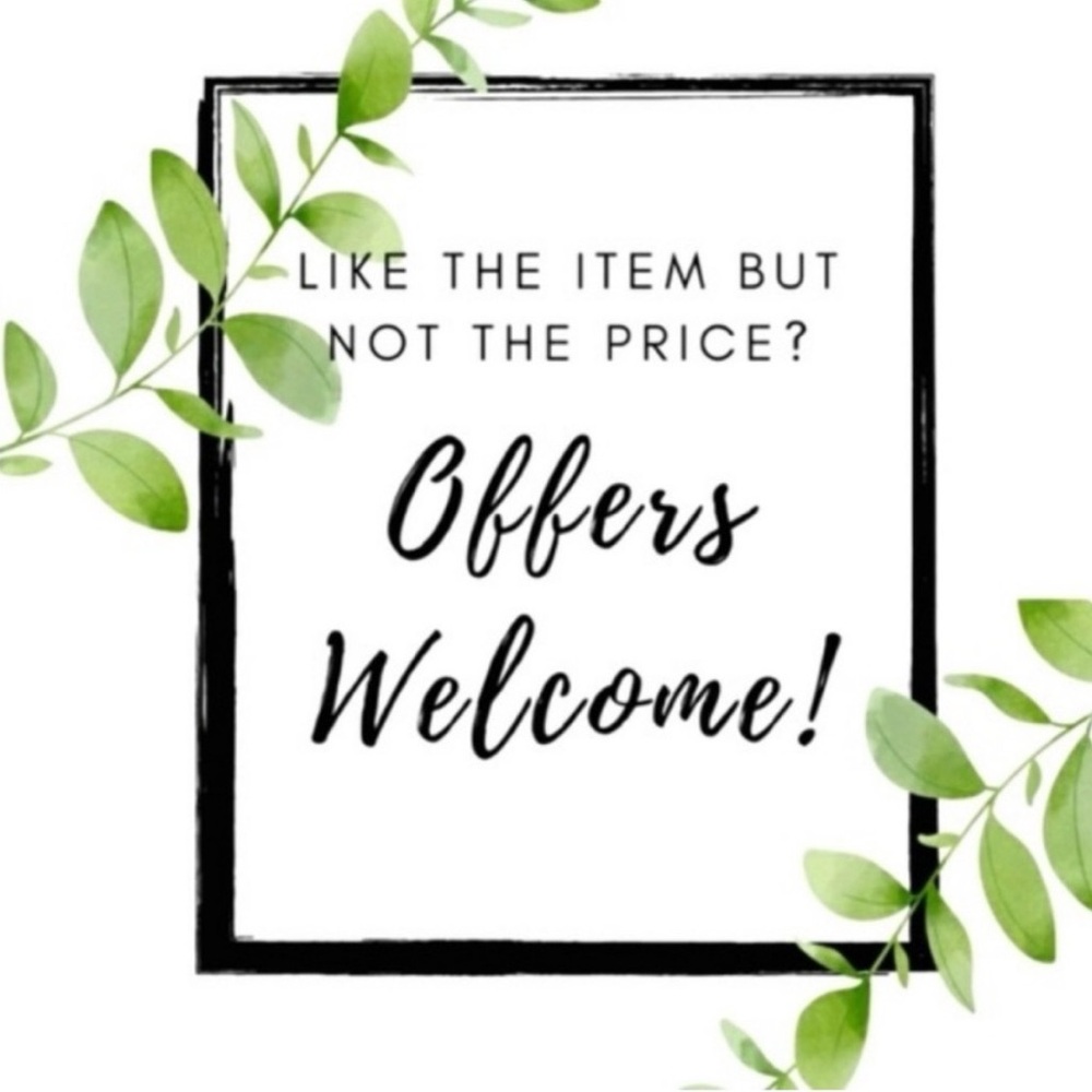 All reasonable offers contemplated